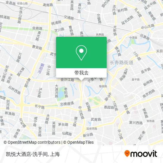 凯悦大酒店-洗手间地图