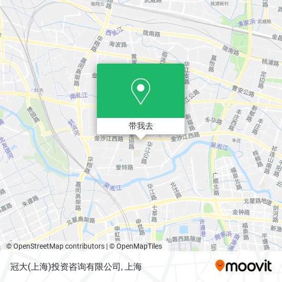 冠大(上海)投资咨询有限公司地图