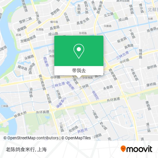 老陈鸽食米行地图