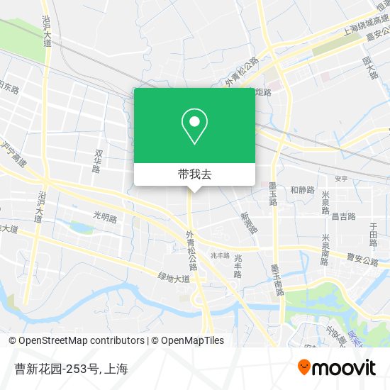 曹新花园-253号地图
