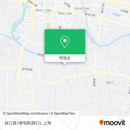 赵江路/浦屯路(路口)地图