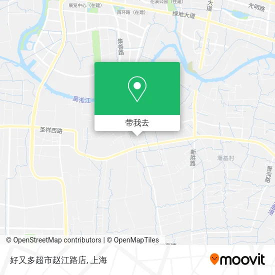 好又多超市赵江路店地图
