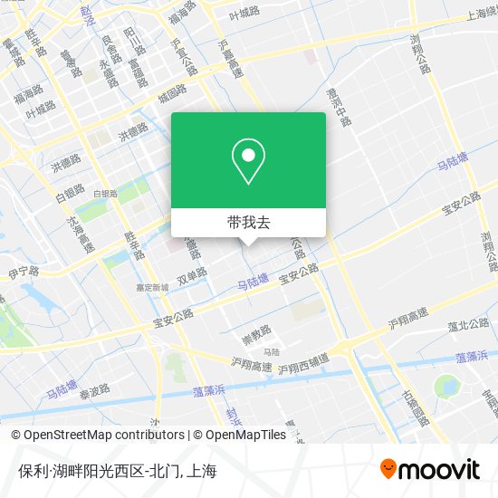 保利·湖畔阳光西区-北门地图