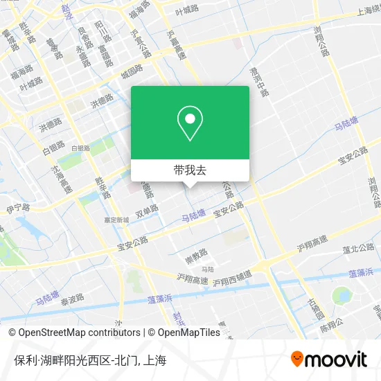 保利·湖畔阳光西区-北门地图