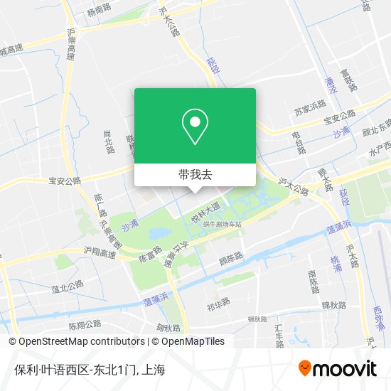 保利·叶语西区-东北1门地图