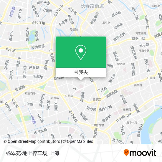 畅翠苑-地上停车场地图