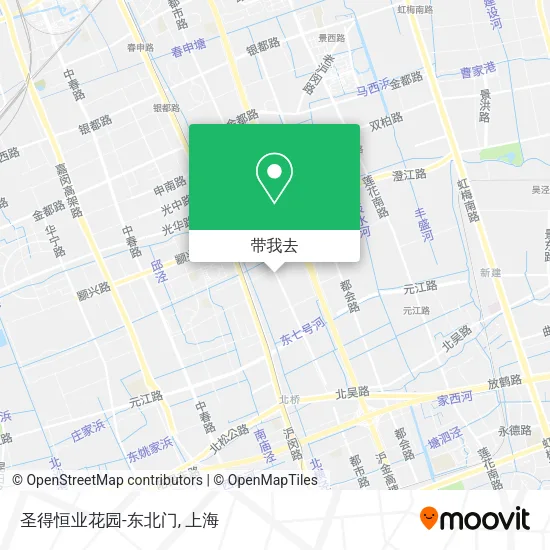 圣得恒业花园-东北门地图