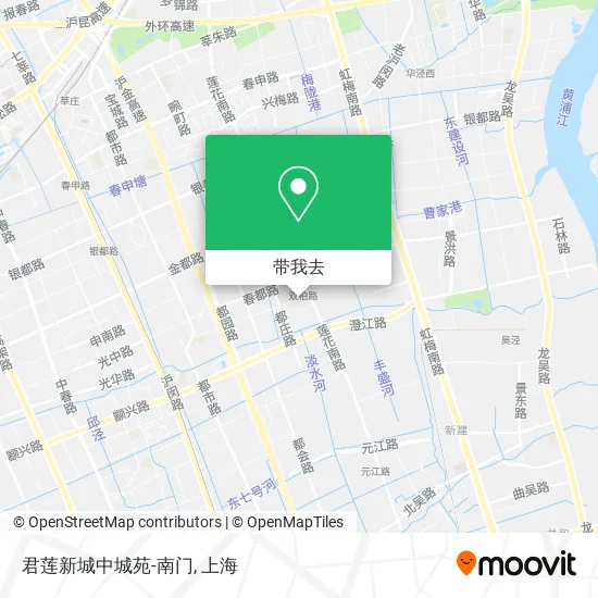 君莲新城中城苑-南门地图