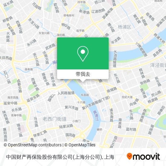 中国财产再保险股份有限公司(上海分公司)地图