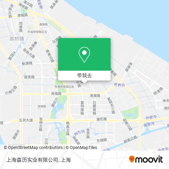 上海森历实业有限公司地图