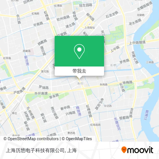 上海历悠电子科技有限公司地图