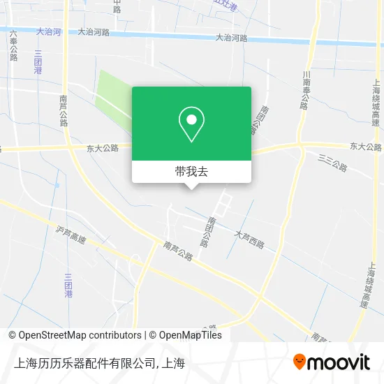 上海历历乐器配件有限公司地图
