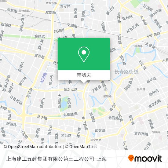 上海建工五建集团有限公第三工程公司地图