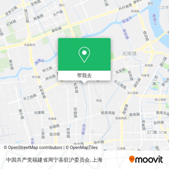 中国共产党福建省周宁县驻沪委员会地图
