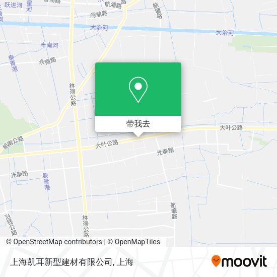 上海凯耳新型建材有限公司地图