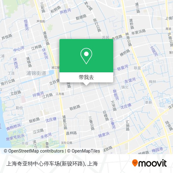 上海奇亚特中心停车场(新骏环路)地图