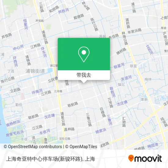 上海奇亚特中心停车场(新骏环路)地图
