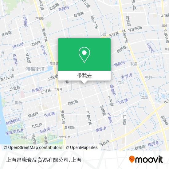 上海昌晓食品贸易有限公司地图