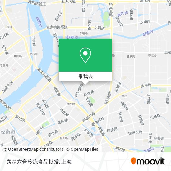 泰森六合冷冻食品批发地图