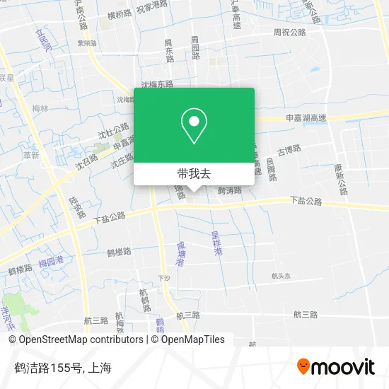 鹤洁路155号地图