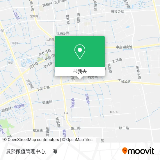 晨熙颜值管理中心地图