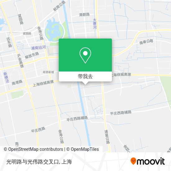 光明路与光伟路交叉口地图