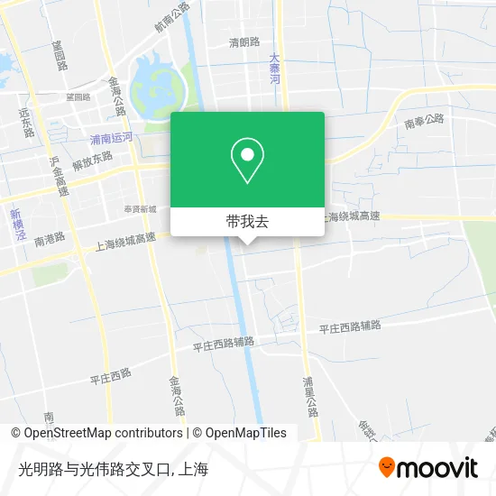 光明路与光伟路交叉口地图
