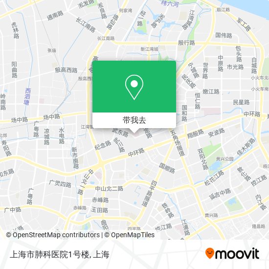 上海市肺科医院1号楼地图