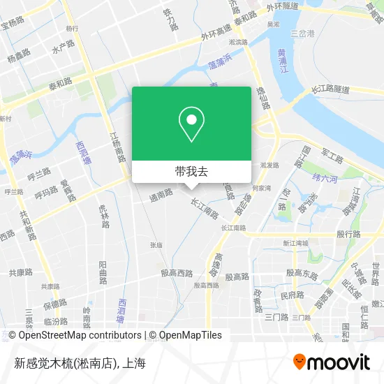 新感觉木梳(淞南店)地图