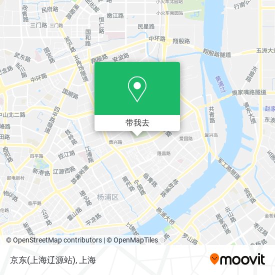京东(上海辽源站)地图