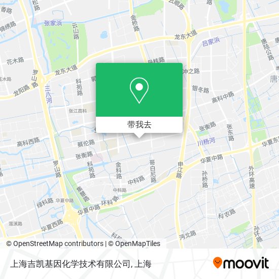 上海吉凯基因化学技术有限公司地图