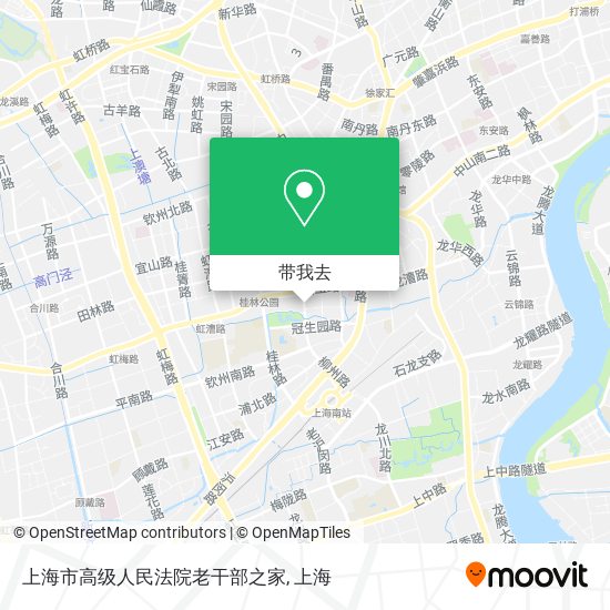 上海市高级人民法院老干部之家地图