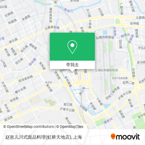 赵崽儿川式面品料理(虹桥天地店)地图