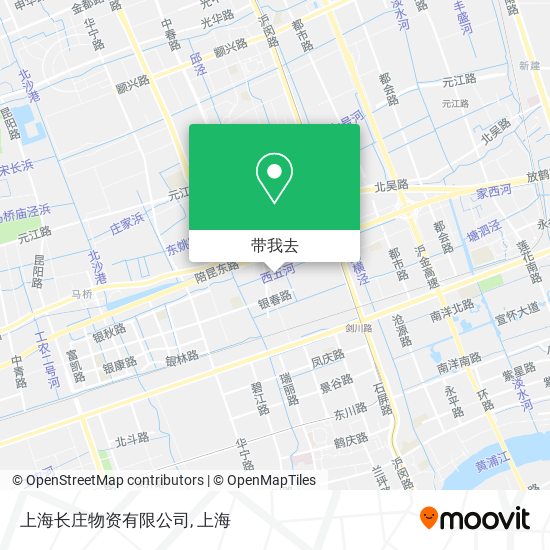 上海长庄物资有限公司地图