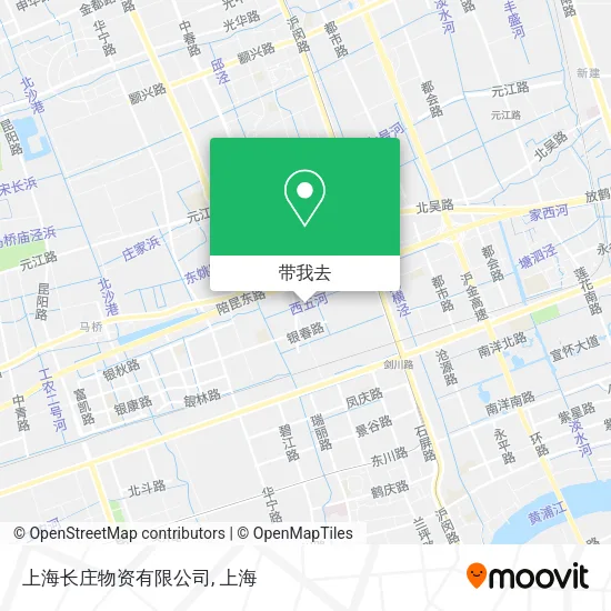 上海长庄物资有限公司地图
