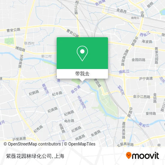 紫薇花园林绿化公司地图