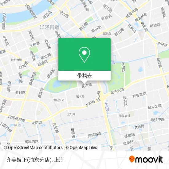 齐美矫正(浦东分店)地图