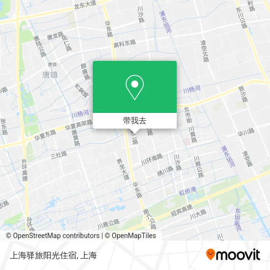 上海驿旅阳光住宿地图