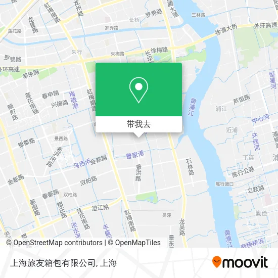 上海旅友箱包有限公司地图