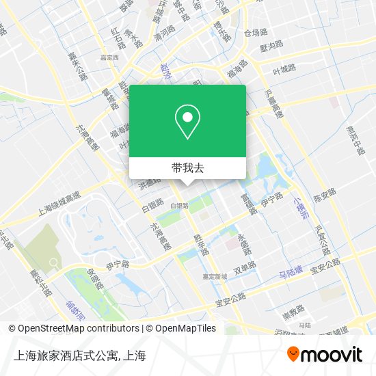 上海旅家酒店式公寓地图