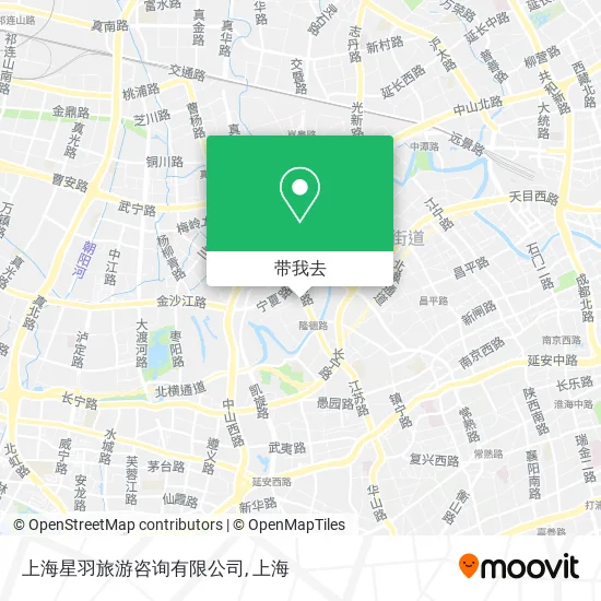 上海星羽旅游咨询有限公司地图