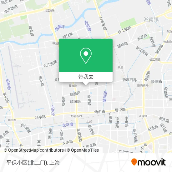 平保小区(北二门)地图