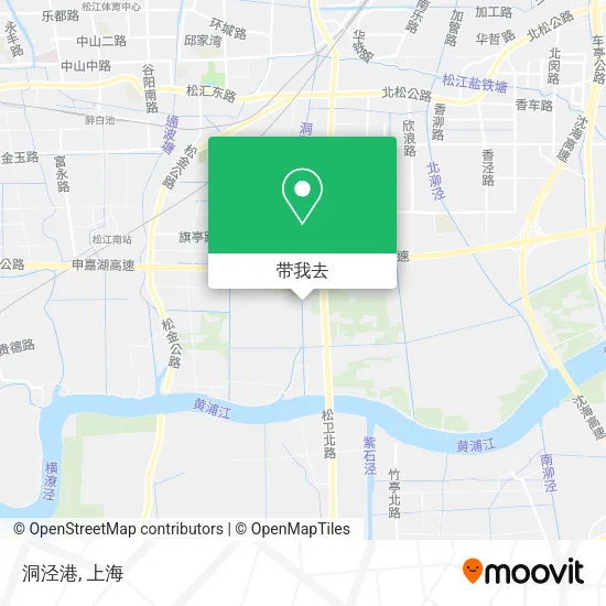 洞泾港地图