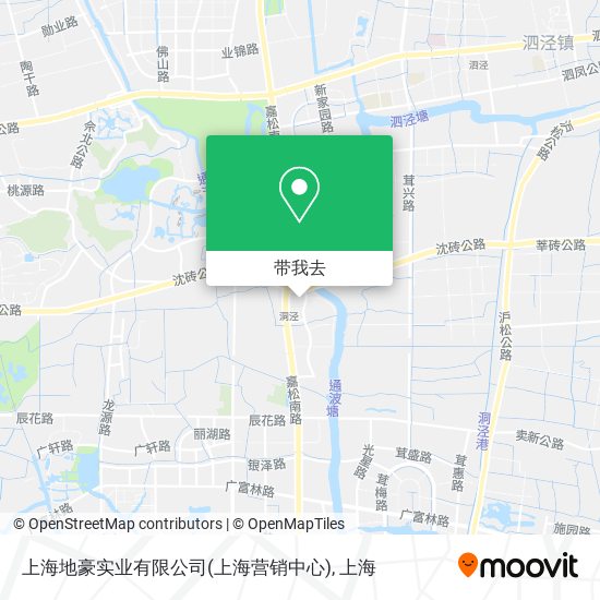 上海地豪实业有限公司(上海营销中心)地图