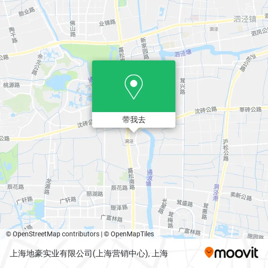 上海地豪实业有限公司(上海营销中心)地图
