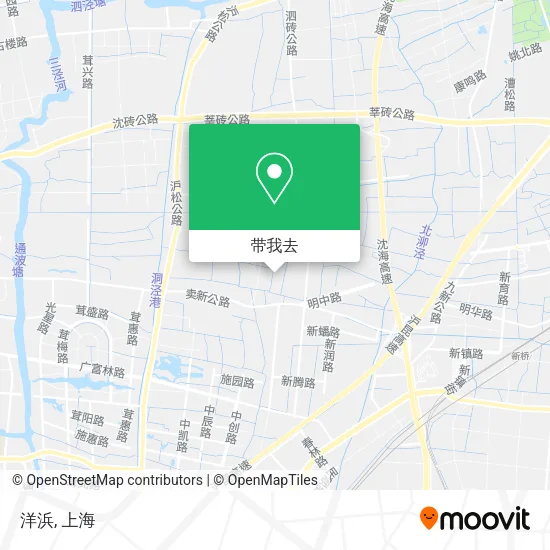 洋浜地图
