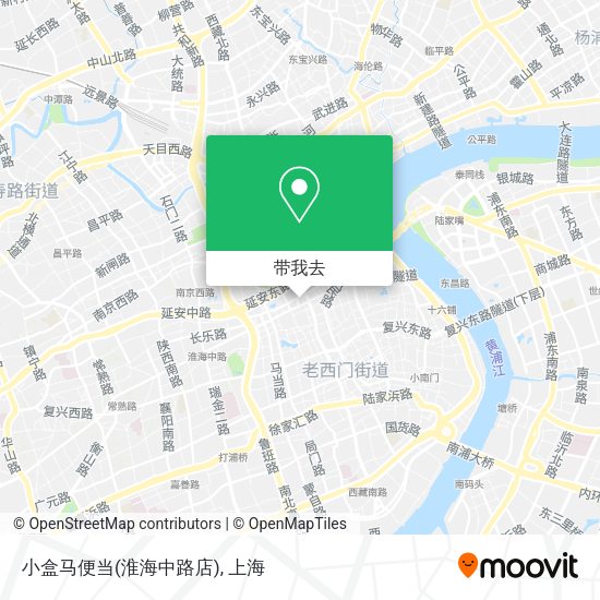 小盒马便当(淮海中路店)地图