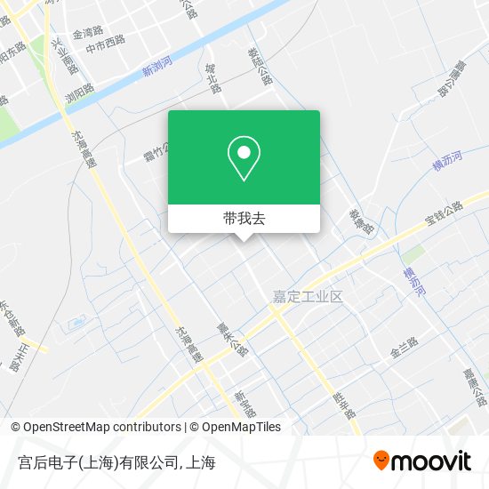 宫后电子(上海)有限公司地图