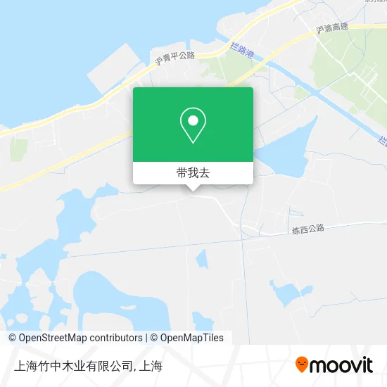 上海竹中木业有限公司地图