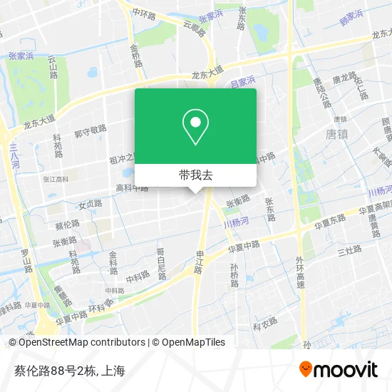 蔡伦路88号2栋地图
